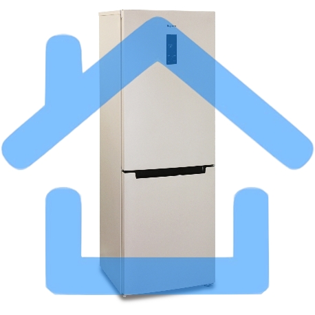 Холодильник Бирюса B-G920NF бежевый двухкамерный 210/100 л морозилка снизу, No Frost-1