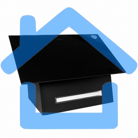 Вытяжка каминная Garlyn CH-60 черный управление: сенсорное (1 мотор)-1