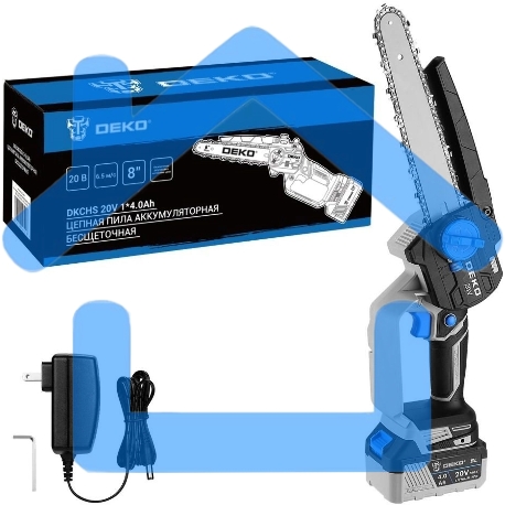 Электрическая цепная пила Deko DKCHS дл.шины:8