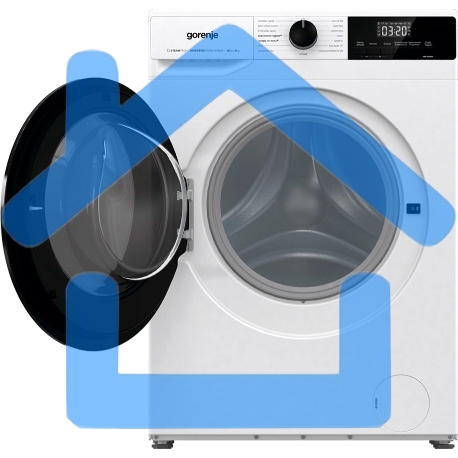 Стирально-сушильная машина Gorenje W1D2A164ADS (20010443) белый загр. фронтальная макс.: 10 кг 1400об/мин класс: А-37