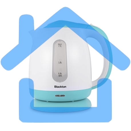 Чайник электрический Blackton Bt KT1701P 1,7 л, 2200 Вт, белый-мятный