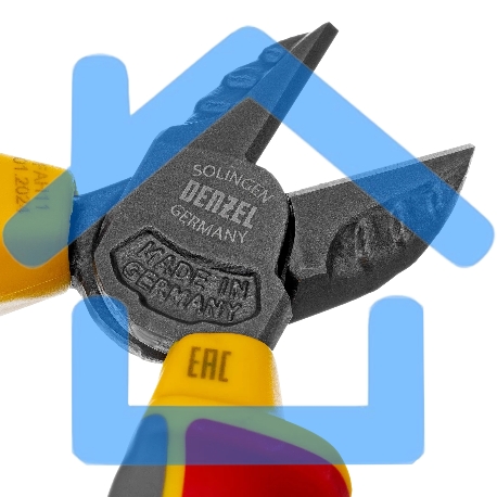 Бокорезы Denzel диэлектрические рукоятки, до 1000 В, трехкомпонентные рукоятки, 180 мм-2