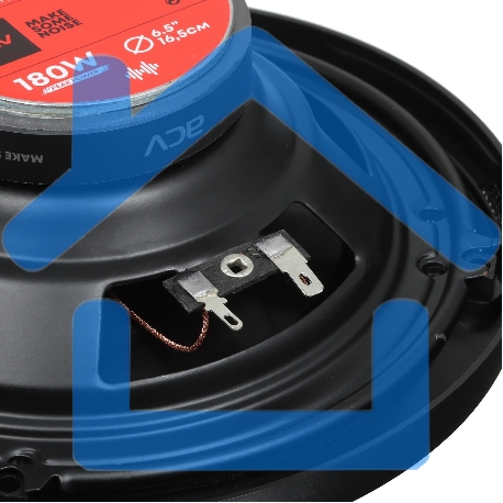 Колонки автомобильные ACV PI-623E 180Вт 88дБ 4Ом 16см (6.5дюйм) (ком.:2кол.) коаксиальные трехполосные-1