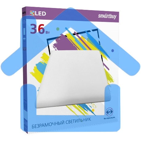 Безрамочный светильник Smartbuy (SBL-BDLS-36-4K) 36W/4000К-1