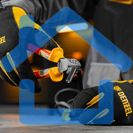 Бокорезы Denzel диэлектрические рукоятки, до 1000 В, трехкомпонентные рукоятки, 180 мм-4