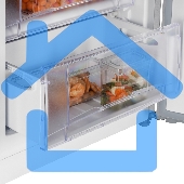 Морозилка Nordfrost DF 261 SAP, серебристый, 139л, 3 ящика