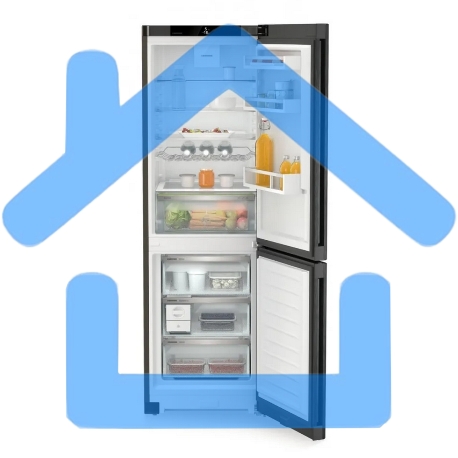 Холодильник Liebherr CNBDB 5223-22 001 черная нержавеющая сталь двухкамерный 225/94л морозилка снизу, No Frost-3