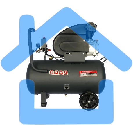 Компрессор поршневой Парма K-1500/50КМ масляный 198л/мин 50л 1500Вт серый/черный-6