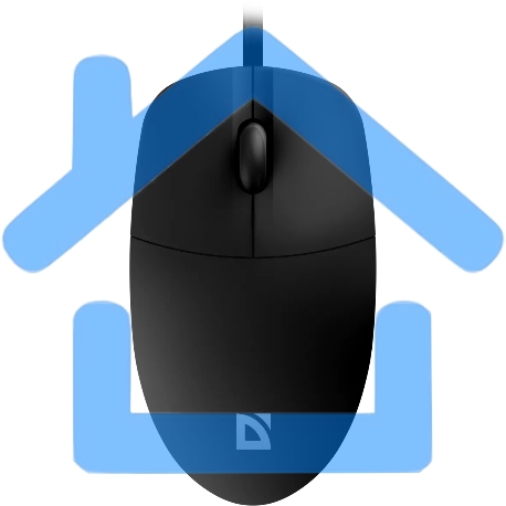 Мышь проводная Defender Azora MB-241 черный, 1200 dpi, USB, кнопки - 3