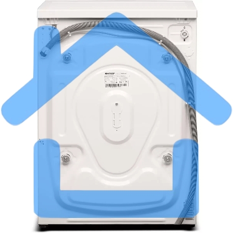 Стиральная машина Sharp ES612RW белый, загрузка фронтальная 6 кг, 1200 об/мин., класс: A+++-14