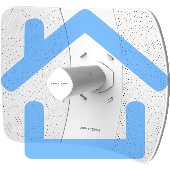 Наружный радиомост IP-COM iLBE-M5 большой дальности действия, 5 ГГц, до 433 Мбит/с, IP64, 1х23dbi, 1х100 Мбит/с, PoE