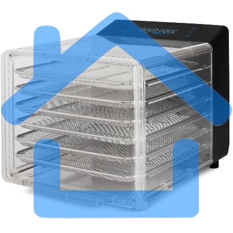 Сушка для фруктов и овощей Hyundai HYFD-8800 12под. 600Вт черный-8