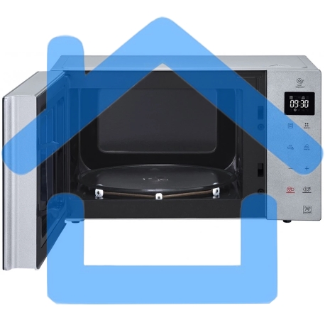 Микроволновая печь LG MW25R35GISL стальной /черный, 25 л, 1000 Вт, переключатели - сенсор-1