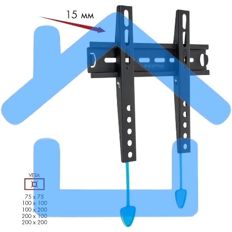 Кронштейны для ТV KROMAX VEGA-13 черный-13