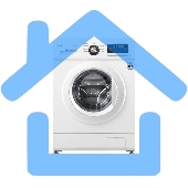 Стиральная машина LG F1296NDS0 белый, загрузка фронтальная 6 кг, 1200 об/мин., класс: А