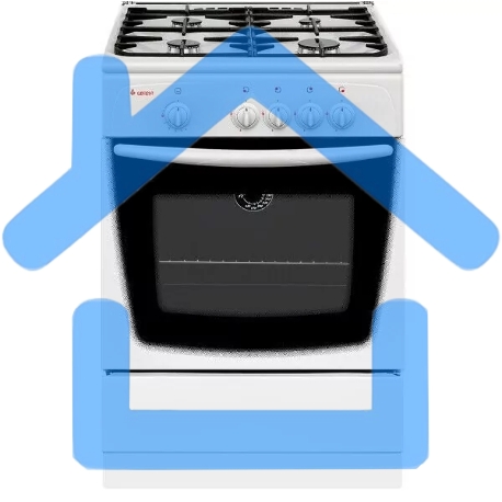 Плита газовая Gefest CG 60М C7 К73 белый, конфорок 4 шт, духовка 63 л, 60 см x 85 см x 60 см-1