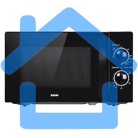 Микроволновая печь BBK 20MWG-739M/B черный, 20 л, 700 Вт, поворотный механизм-4