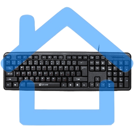 Клавиатура Oklick 90M проводная, USB, черный-1