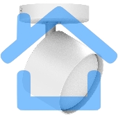 Светильник FERON ML211 ДБО GX53 без лампы наклонный белый