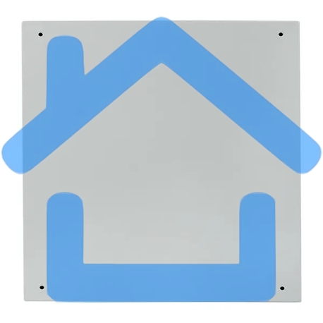 Щит с монтажной панелью EKF PROxima ЩМПг- 40.40.15 IP54-1