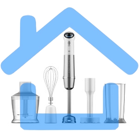 Блендер погружной Redmond BH421 1800Вт белый