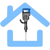 Отбойный молоток Deli DE-DG15-2E (1800Вт, 65Дж, кейс)