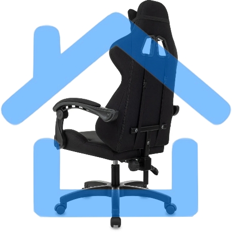 Кресло игровое Zombie Void черный/серый-21