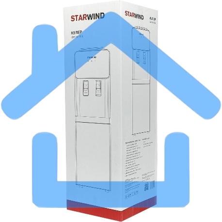 Кулер Starwind SW-1011EB напольный электронный черный/серебристый-1