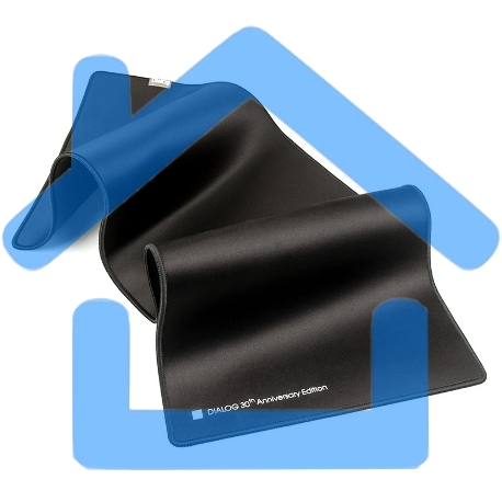 Игровая поверхность для клавиатуры и мыши Dialog PM-H50, черная, размер 700х300х3мм-9