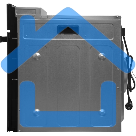 Духовой шкаф электрический Hyundai HEO 45311 BG черный-3