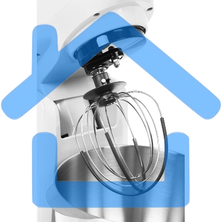 Кухонная машина Tefal Bake Partner QB520B38, серый/серебристый-7