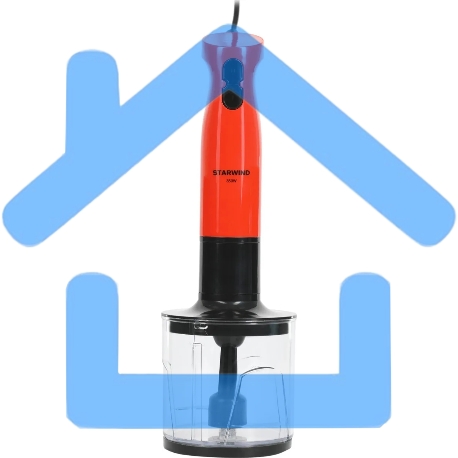 Блендер погружной Starwind SBP2201 850Вт красный/черный-6