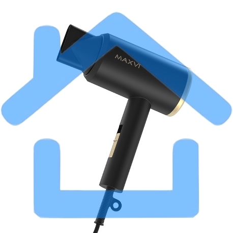Фен MAXVI HD1801 черный-6