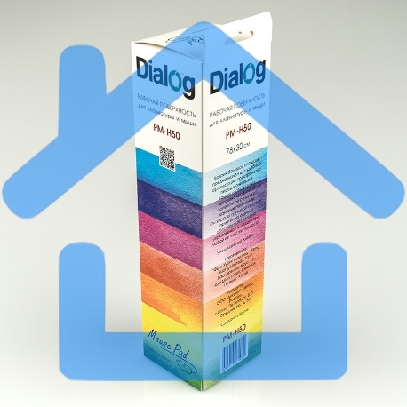 Игровая поверхность для клавиатуры и мыши Dialog PM-H50, черная, размер 700х300х3мм-6