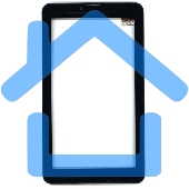 Сенсорное стекло (тачскрин) для Irbis TZ51, черное с рамкой