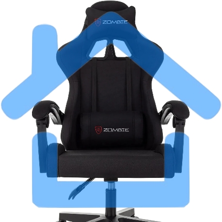 Кресло игровое Zombie Void черный-1