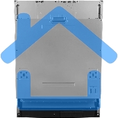 Встраиваемая посудомоечная машина Hyundai HBD 674, серебристый, 59.8 см, 14 компл., 49 дБ, класс A++