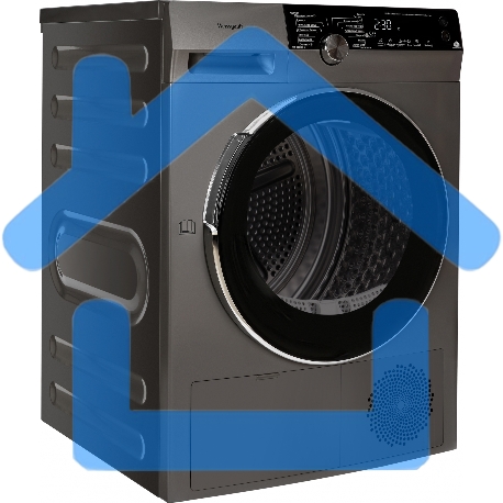 Сушильная машина Weissgauff WD 599 DC Inverter Heat Pump серебристый, 9 кг, сушка - тепловой насос, программ - 14, 59.5 x 84.5 x 64 см-1