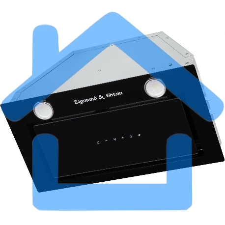 Вытяжка встраиваемая Zigmund & Shtain K 011.5 B черный, 50 см, 1050 куб. м/ч, 68 дБ-4