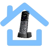 Телефон DECT-трубка Yealink W74H черный