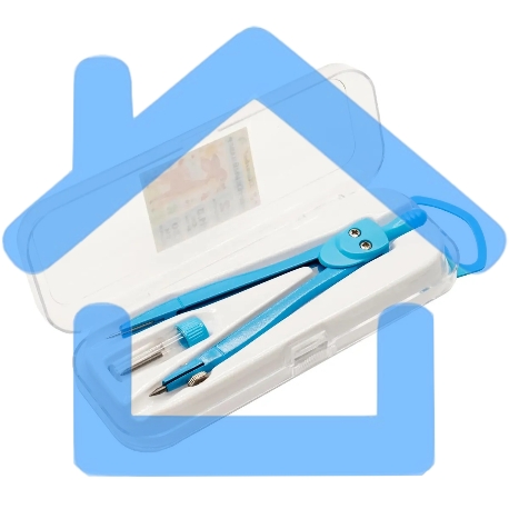 Готовальня Silwerhof Веселые друзья, металл, 11.5см, в комплекте: 2 предмета-3