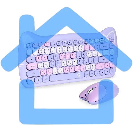 Комплект клавиатура+мышь Smartbuy (SBC-668396AG-KT) 668396 Kitty-2