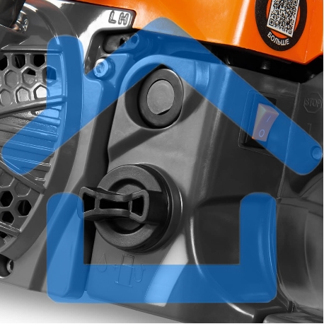 Пила цепная бензиновая DAEWOO DACS 5218XT 3.5лс 52см3 18'' (450мм) 5,2кг-1