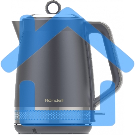Чайник электрический Rondell RDE-WK880 1.7л. 2200Вт титан/серебристый корпус: серебристый