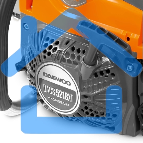 Пила цепная бензиновая DAEWOO DACS 5218XT 3.5лс 52см3 18'' (450мм) 5,2кг-2