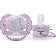 Пустышка Philips Avent ultra soft, пальмы, 0-6 мес., 1 шт.