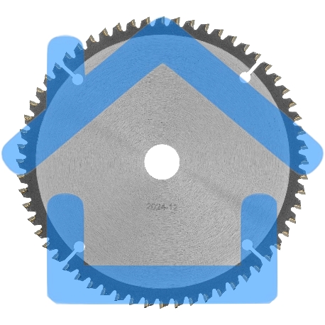 Пильный диск по алюминию Denzel ф165 х 20 мм, 60 зубьев 733747-2