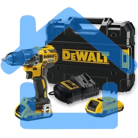 Дрель-шуруповерт DeWalt DCD791D2-QW Аккумуляторная, Кейс-3