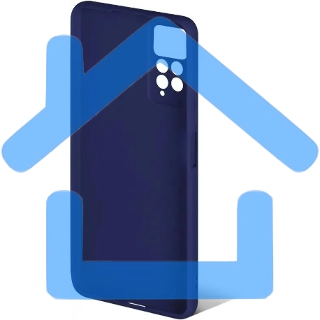 Чехол (клип-кейс) DF xiCase-62 для Xiaomi Redmi Note 11 Pro/11 Pro 5G синий-2