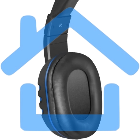 Гарнитура Defender GAMING WARHEAD G-160 BLACK/BLUE-21